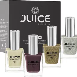 ONE COAT NAIL PAINT COMBO LONG LASTING 11ML EACH PACK OF 4 WEDDING PEARL - D01, HELLS KITCHEN - D04, MAGIC CRYSTLE - D08, CRYSTAL AVALANCHE - D12-image-2