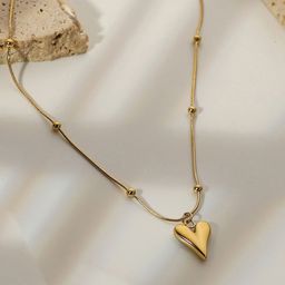 Designs & You Brass Gold-Plated Necklace-47