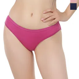 Liigne Pack Of 3 Cotton Mid-Rise Basic Briefs VCPC1922-XS-image-66
