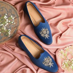 House of Pataudi Men Embellished Loafer-image-89