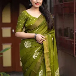 J 6 DESIGNER Batik Printed Handloom Block Print Saree-picture-7