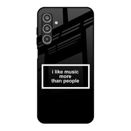 QRIOH Typography Samsung Galaxy A26 5G Music Lover Glass Back Case Mobile Accessories-image-88