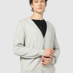 GAP Cashmere V-Neck Button-Down Sweater-picture-20