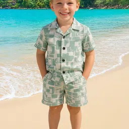 FASHION GRAB Printed Shirt With Shorts Clothing Set-image-45