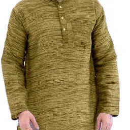 Men Khadi Cotton Kurta Pyjama Set-image-19