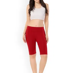 TRASA Women Slim Fit Cycling Antimicrobial Technology Shorts-picture-52
