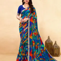 Reboot Fashions Sequinned Pure Chiffon Saree-picture-30