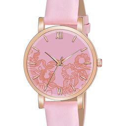 CSAMON Women Printed Dial Analogue Watch C36RG PINK R1 Leather-image-50