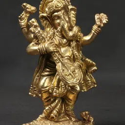 Exotic India Gold-Toned Religious Idol Showpiece-image-67