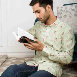 Eleven Brothers Men Opaque Printed Casual Shirt-image-4