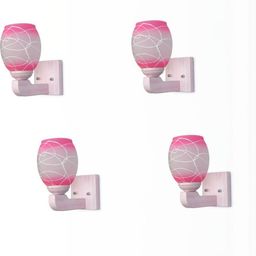 1ST TIME Pink & White Solid Glass Traditional Cylinder Wall Lamps Wall Lamps-picture-24