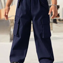 SHINE N SHOW Boys Smart Cargos Trousers-picture-40