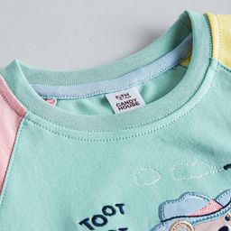 Hopscotch Boys Colourblocked T-shirt with Shorts-picture-14