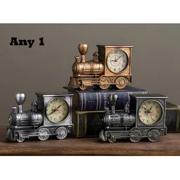 Spiaty Beige Textured Vintage Alarm Clock-34