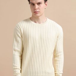 THINC Men Striped Cotton Pullover Sweaters-image-41