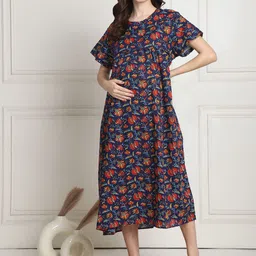 Secret Wish Printed Nightdress-image-7
