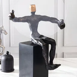 SMOKEY COCKTAIL Transparent Figurine Showpiece-picture-46