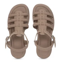 Truffle Collection PU Block Sandals with Bows image 4