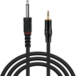 Electric Guitar Cable 3.5mm Male to 6.35mm Cable for Mobile Phones (4 Meter) Microphone, Audio Sound Consoles, Power Amplifier, Wireless Microphone Receiver.-image-41