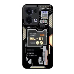 QRIOH Typography Printed Oppo Reno13 5G Back Case Mobile Accessories-image-58
