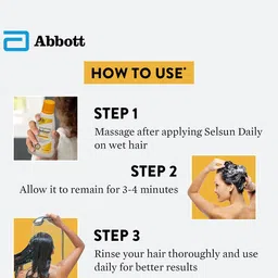 Selsun 2-in-1 Anti-Dandruff PH Balanced Shampoo + Conditioner for Dry Scalp - 120 ml image 4