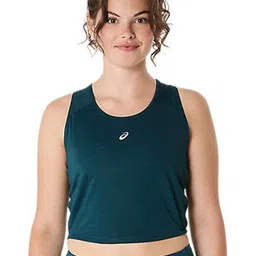 ASICS Road Brand Logo Printed Slim Fit Round Neck Sleeveless T-Shirt-image-10