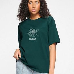 TOGS & TERRE Graphic Printed Round Neck Cotton Oversized T-shirt-image-97
