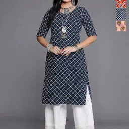 Anouk Rustic Pack Of 4 Women Ethnic Motifs Printed Straight Kurta-image-76