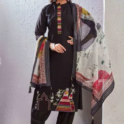 Tankori Women Embroidered Regular Kurta with Salwar & With Dupatta-picture-14