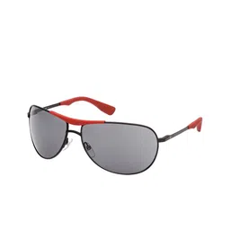 WEB EYEWEAR Men Oval Sunglasses with UV Protected Lens WE0296 66 02A-image-3