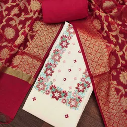 KALINI Embroidered Unstitched Dress Material-picture-38