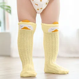 SYGA Kids Textured Cotton Above Knee Length Socks-22