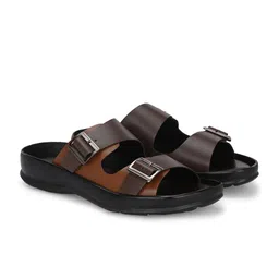 Azzaro Black Men Comfort Sandals-image-8