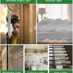 Bitline Cabinet Motion Sensor Mood Light Wireless Closet Light USB rechargeable 3 Colors Motion Sensor Light image 3