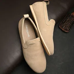 CARLO ROMANO Men Suede Slip-On Sneakers-image-20