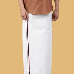 WHITE HEART Men Cotton Dhotis-45