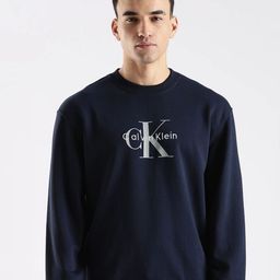 Calvin Klein Jeans Men Printed Round Neck Pullover Sweatshirt-picture-6