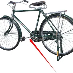 atlas Simple cycle crank with colour pin Pedal image 3