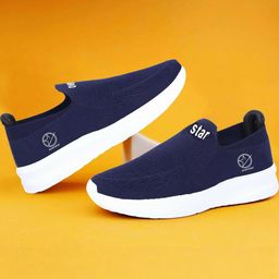 Overstar Men Mesh Running Non-Marking Sports Shoes-image-41