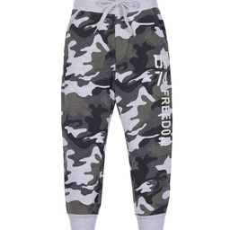 PLUM TREE Boys Camouflage Printed Pure Cotton Joggers-image-95