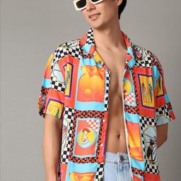 V-Mart Men Opaque Printed Casual Shirt-image-28