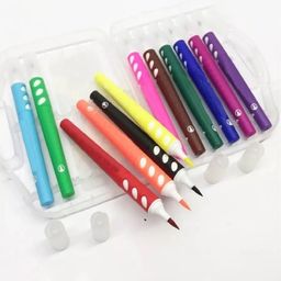 MUREN Non-Allergic Painting Fine Tip 12 Pieces Set Brushes Markers Activity Toys and Games-19