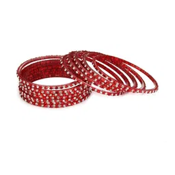 1ST TIME Red Alloy Bangle image 3