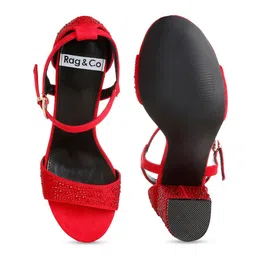 RAG & CO Block Peep Toes with Laser Cuts image 4