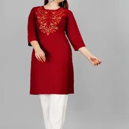 NUPITAL Women Self Design Viscose Rayon Kurta Sets-picture-13