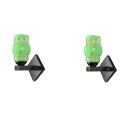 1ST TIME Green Solid Glass Traditional Cylinder Wall Lamps Wall Lamps-picture-41