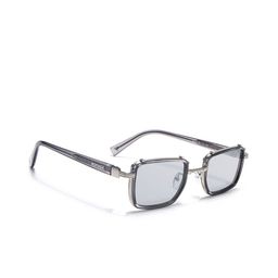 Voyage Unisex Grey Lens With Silver & Grey Square Frame Sunglasses 9930MG7054-14