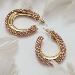 Maansh Contemporary Half Hoop Earrings-image-29