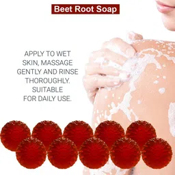 GROOVY Set Of 10 Beet Root Bath Bar - 100 g Each-22