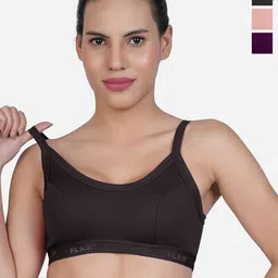 SHYAM SONS FLAIR Women Pack of 3 Full Coverage Workout Bra-picture-13